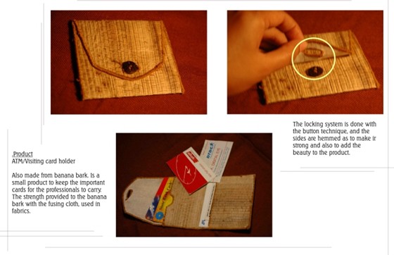 Lifestyle Product: Banana fiber products